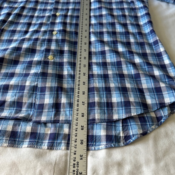 Etro Milano Men's Slim Fit‎ Long Sleeve Plaid Button Up Casual Dress Shirt 42 - Picture 11 of 13